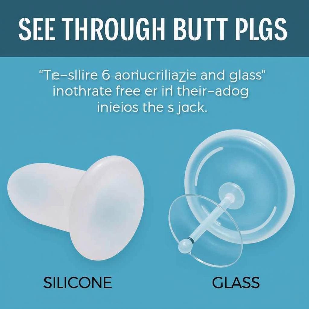 Safe See-Through Butt Plug Materials