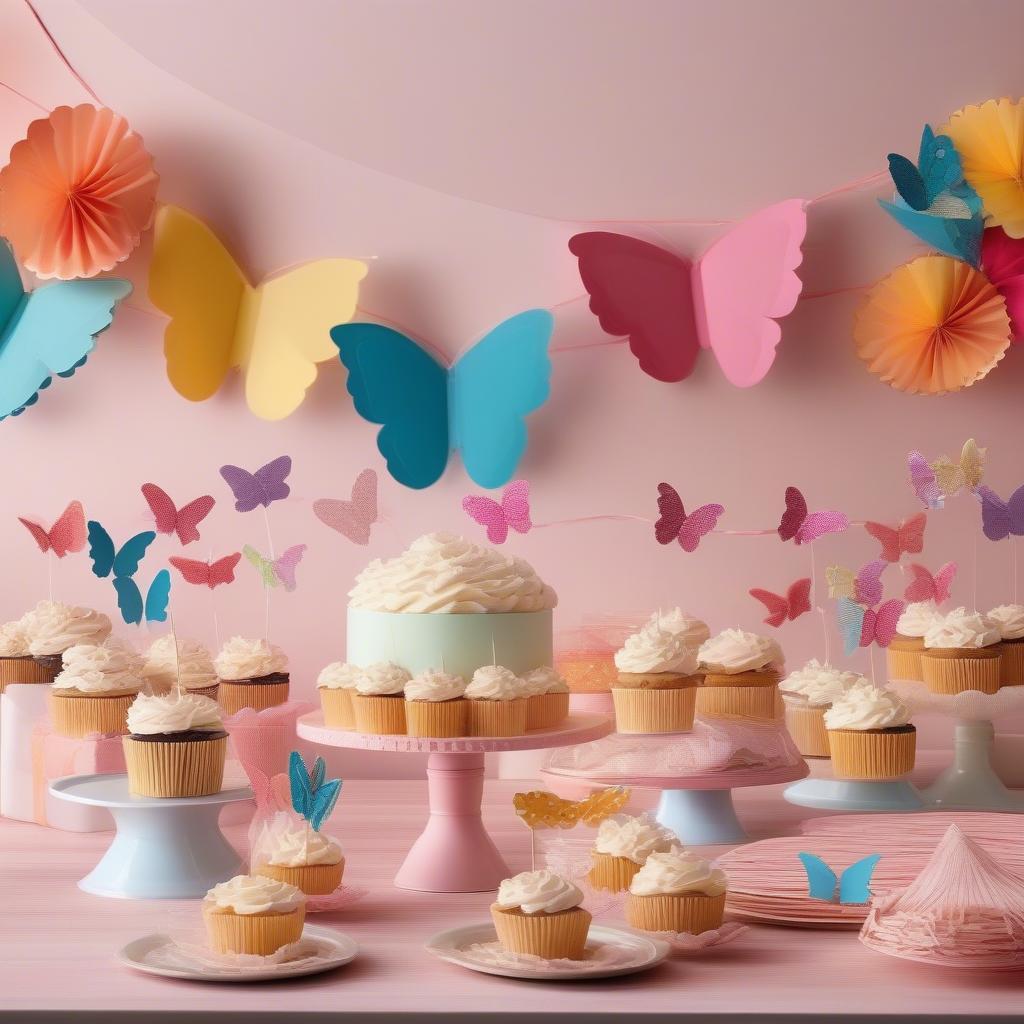 DIY Scalloped Paper Party Decorations