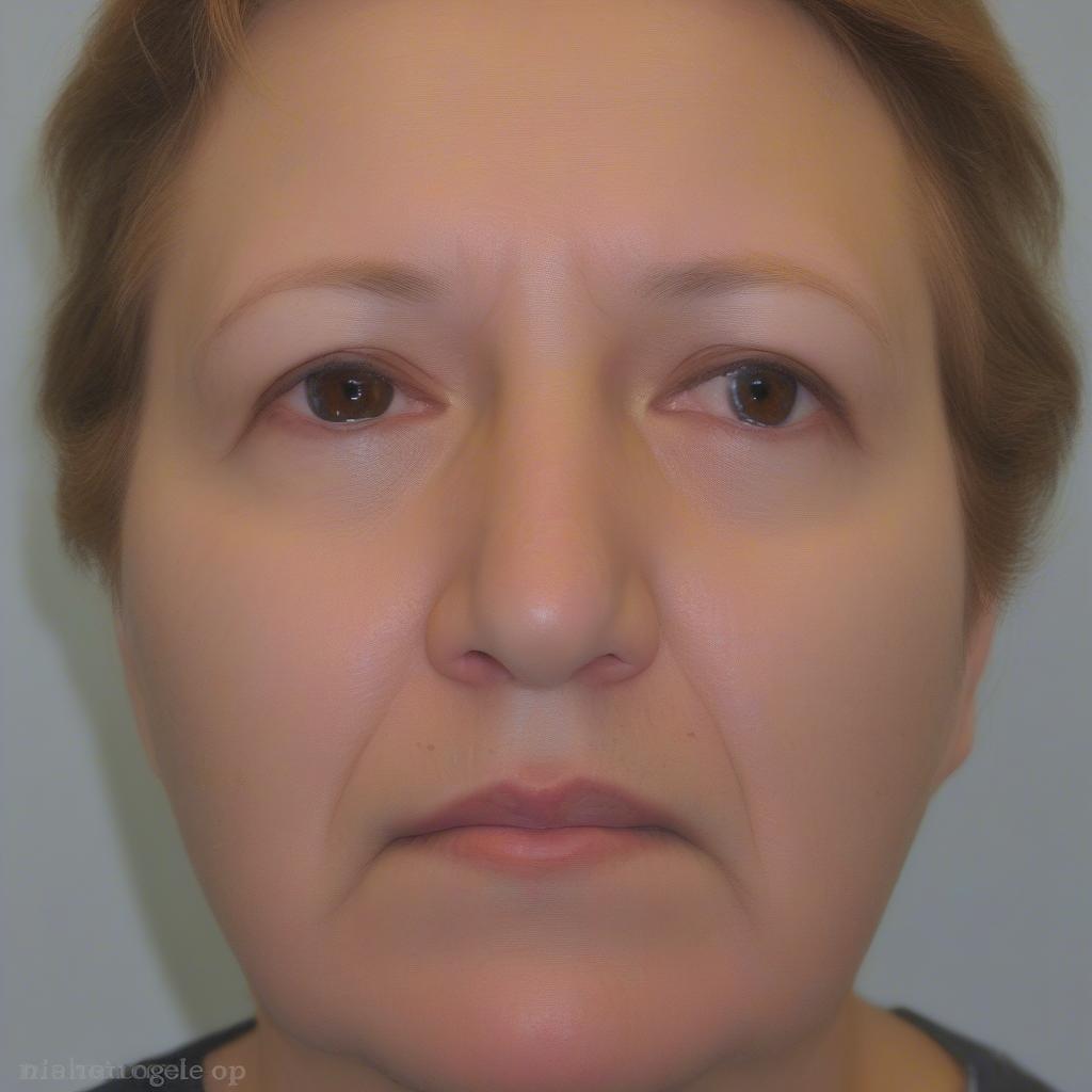 Septorhinoplasty Long-Term Recovery - Depicting the refined and natural-looking results after one year.