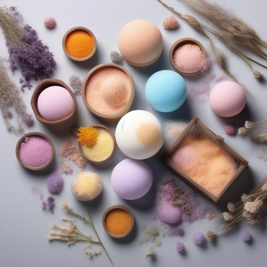 Natural ingredients used in sex bath bombs