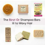 Shampoo bars for wavy hair types