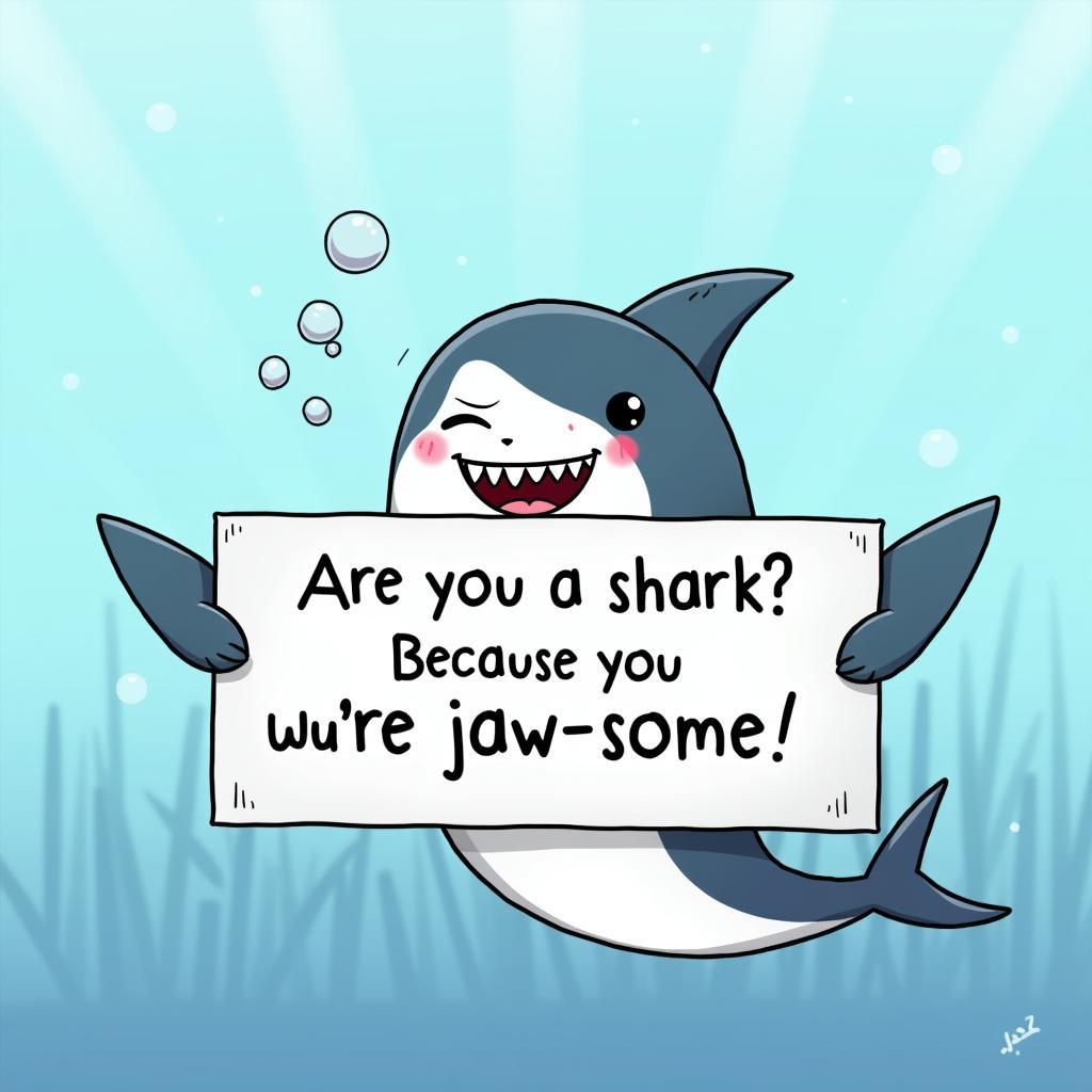 Funny Shark Pick Up Lines