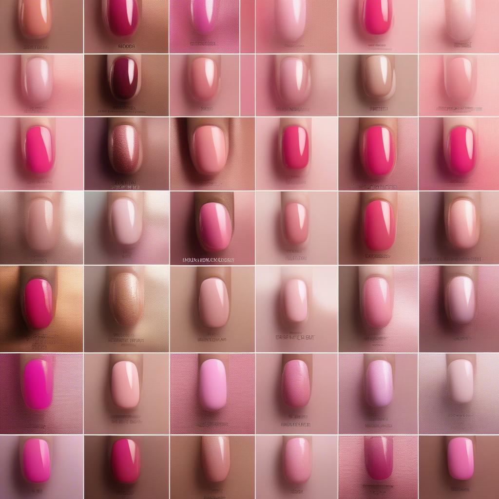 Sheer Pink Gel Nail Polish Shades for Different Skin Tones