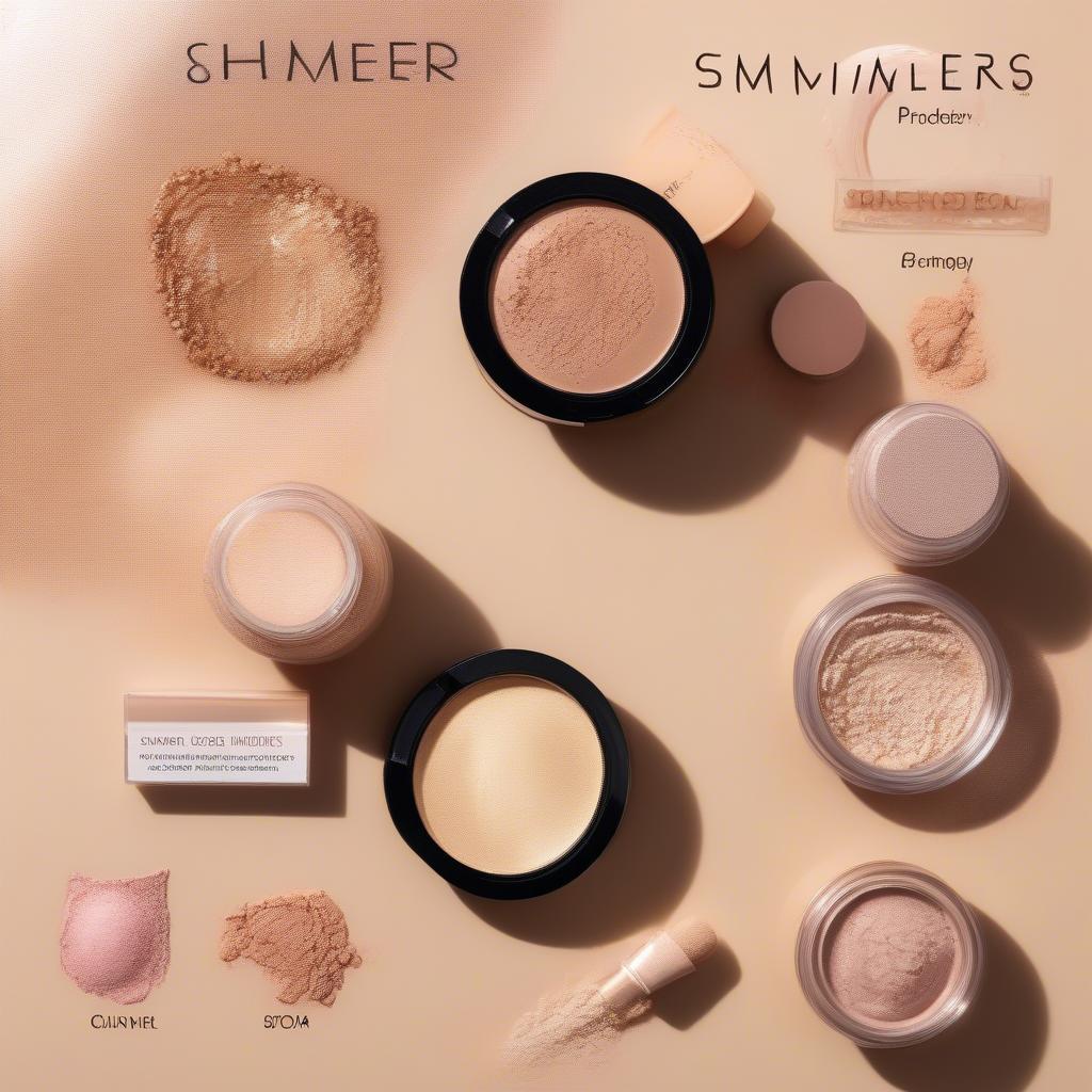 Different Types of Shimmer Powder