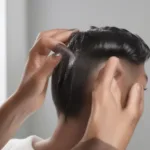 Applying Shine Styling Gel to Hair