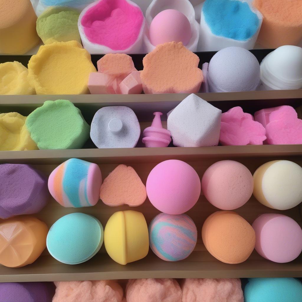 Variety of Shower Steamers and Bath Bombs