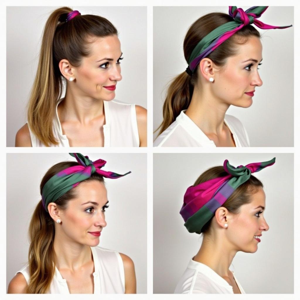 Creative Ways to Style a Silk Hair Scarf