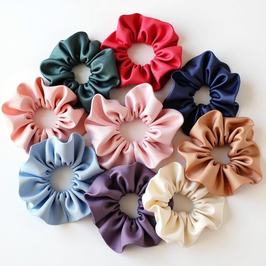 Silk Hair Scrunchies for Healthy Hair