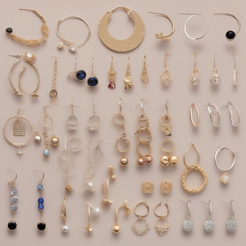 Variety of Single Earrings