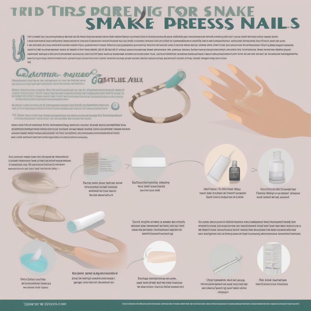 Tips for Caring for Snake Press On Nails