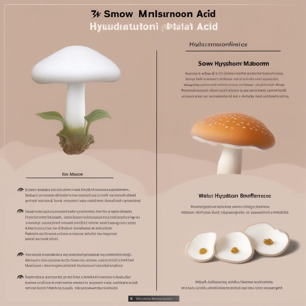 Snow Mushroom vs Hyaluronic Acid: A Comparison