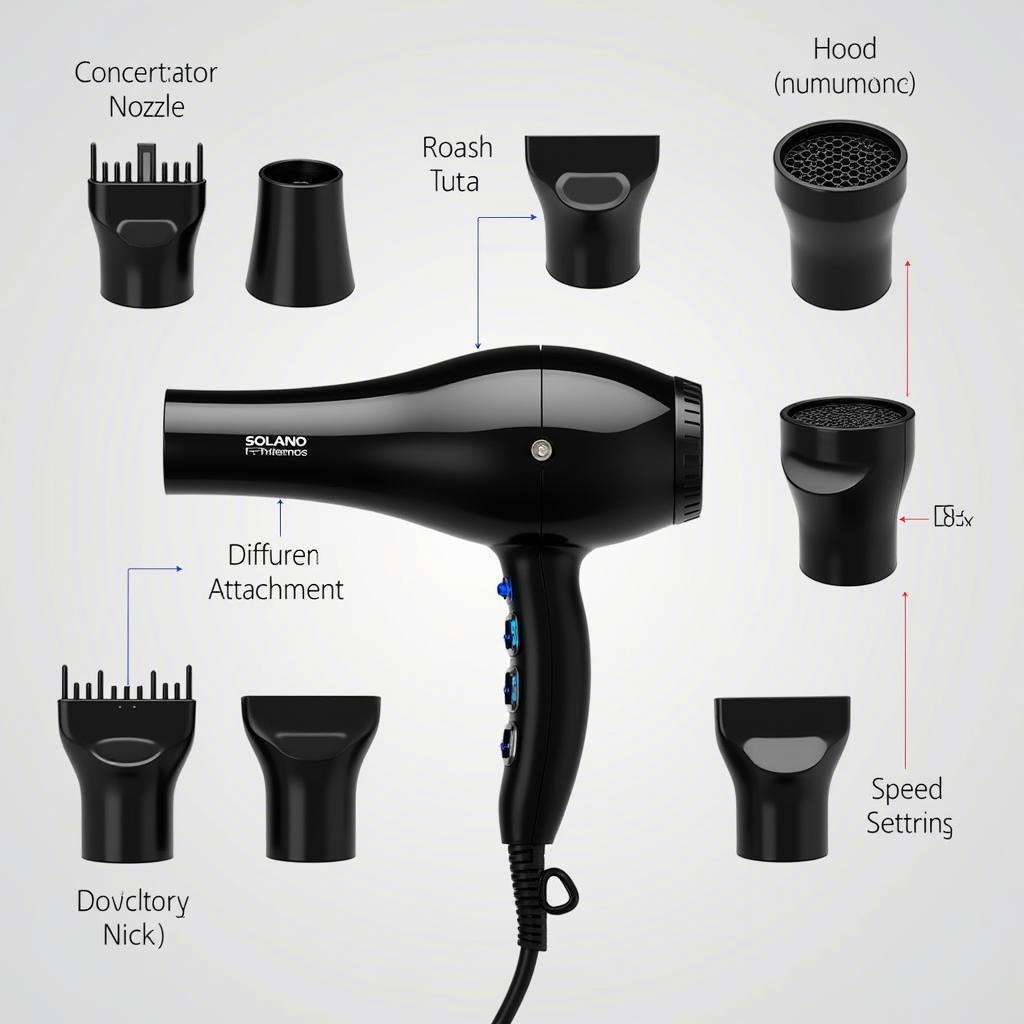 Solano Hair Dryer Features