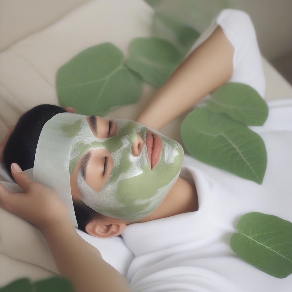 Soothing Korean Face Mask for Rosacea