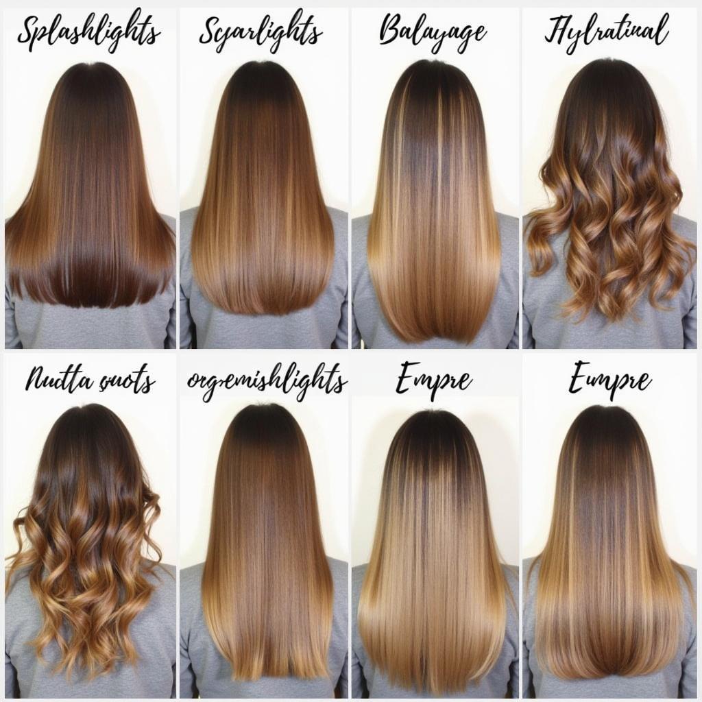 Splashlights Compared to Balayage, Ombre, and Traditional Highlights