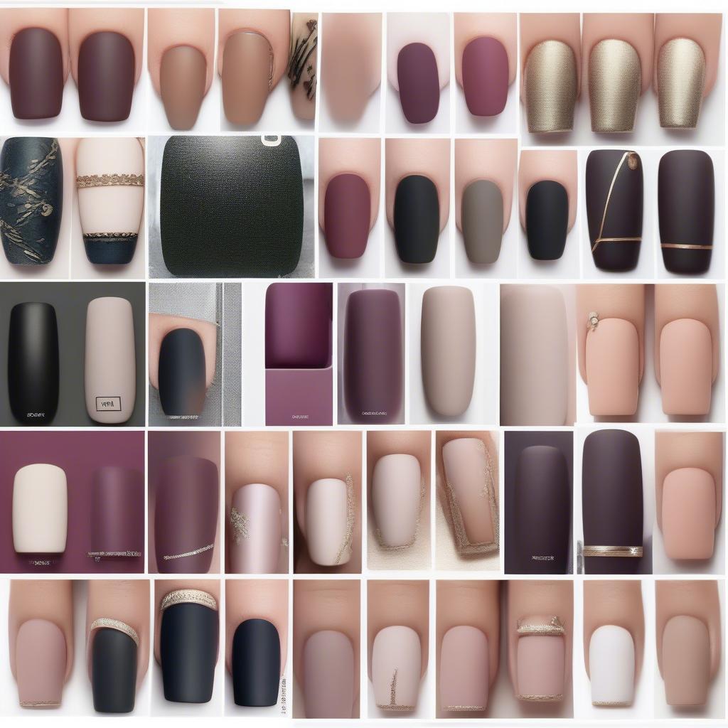 Square Matte Nails Inspiration