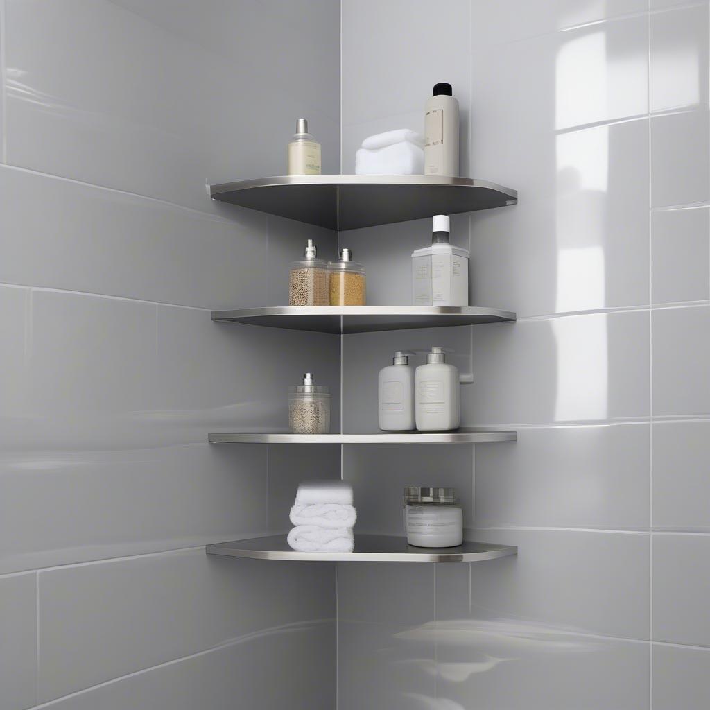 Stainless Steel Corner Shower Shelves