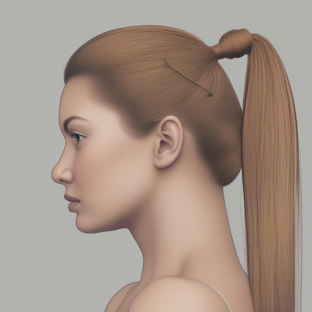 Tips for maintaining a string ponytail