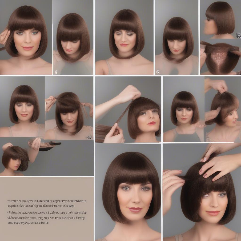 Styling and Maintaining a Fringe Wig Bob