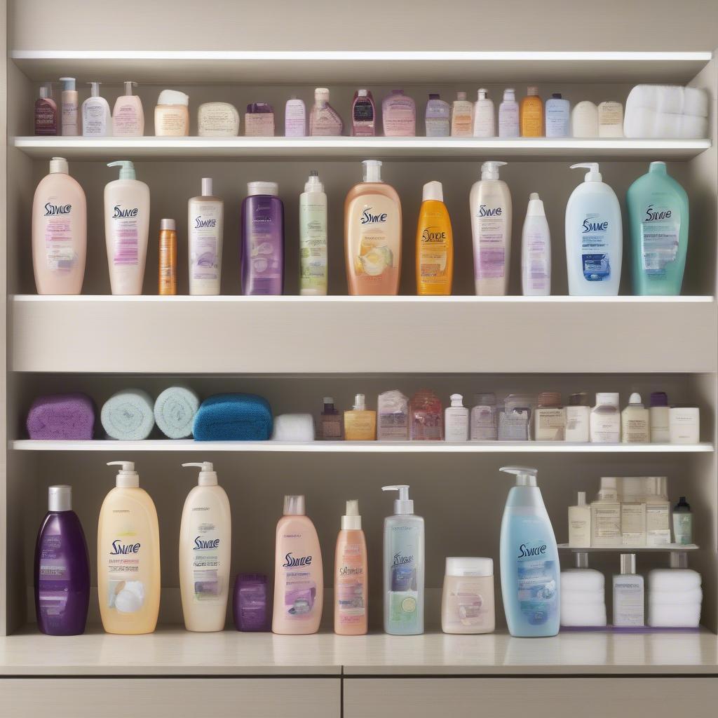 Variety of Suave Shampoos