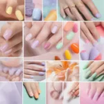 Summer Gel Nail Color Trends: A collage showcasing vibrant neons, soft pastels, and chic neutrals, perfect for various summer occasions.