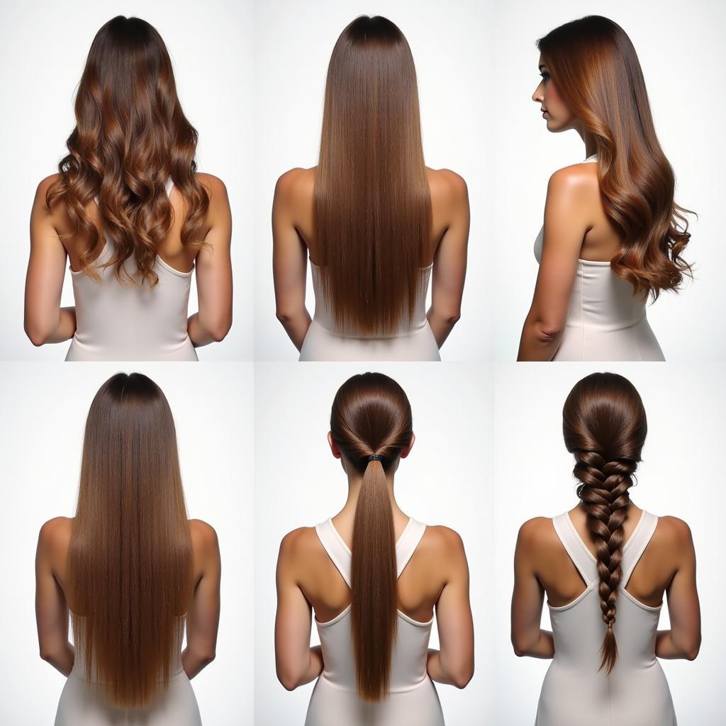 Different Styles of Super Long Hair Extensions