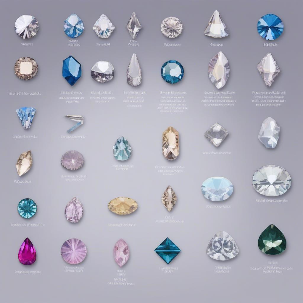 Types of Swarovski Crystals for Nail Art