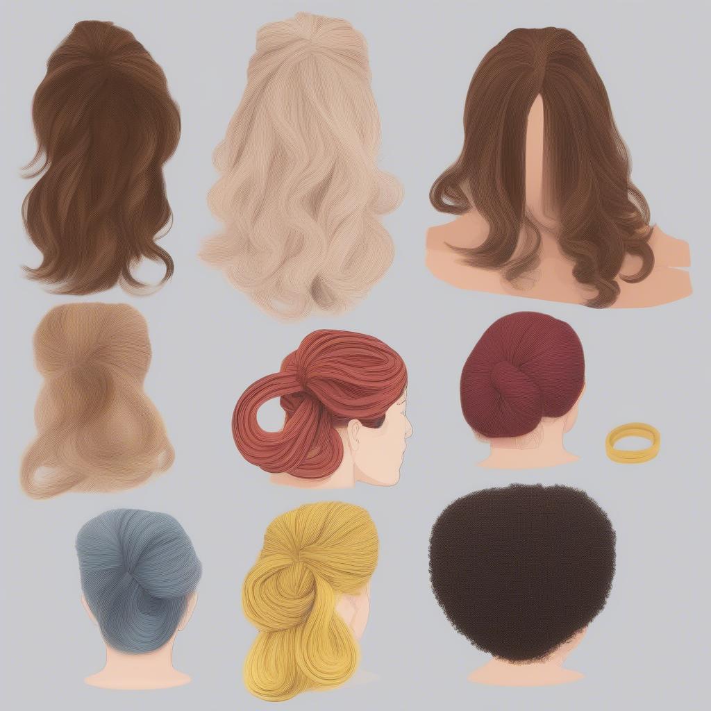 Matching Swirly Hair Ties to Hair Types