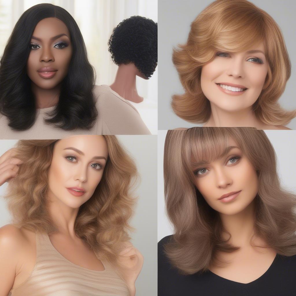 Comparing Synthetic and Human Hair Shortcut Wigs