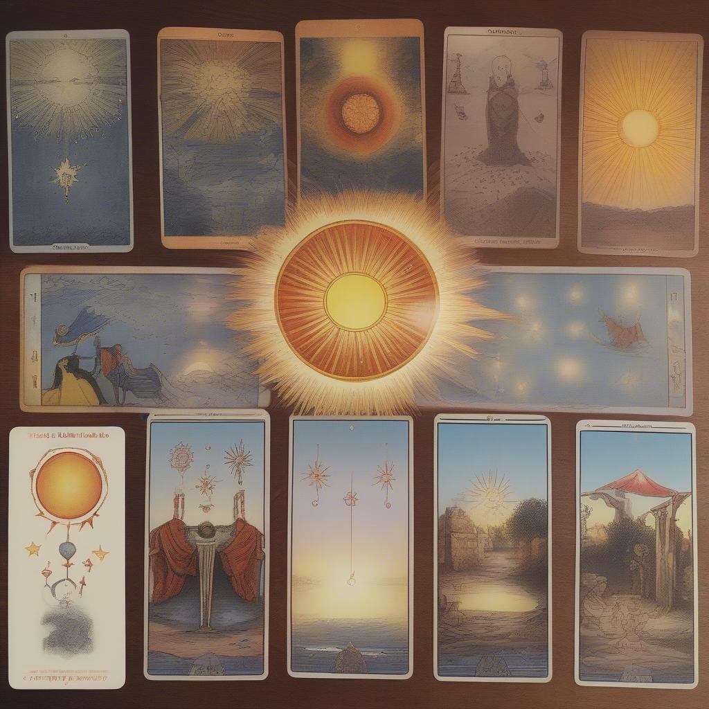 Positive Tarot Cards in a Spread