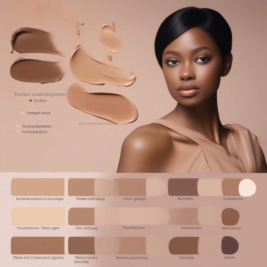 Different Shades of Tinted Mousse for Various Skin Tones