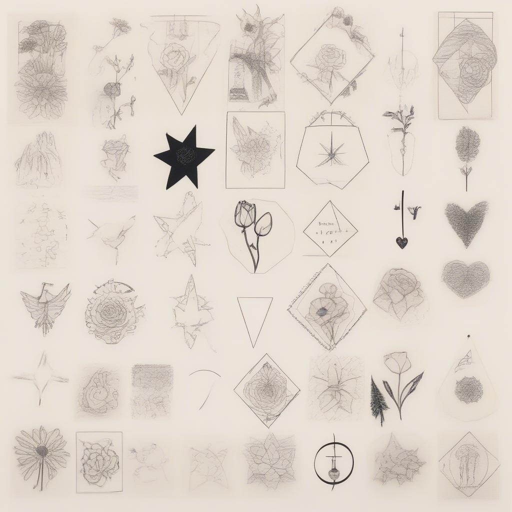 Tiny Needle Tattoo Designs Inspiration