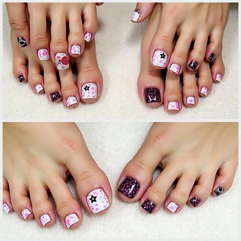 Creative Toe Nail Art Ideas