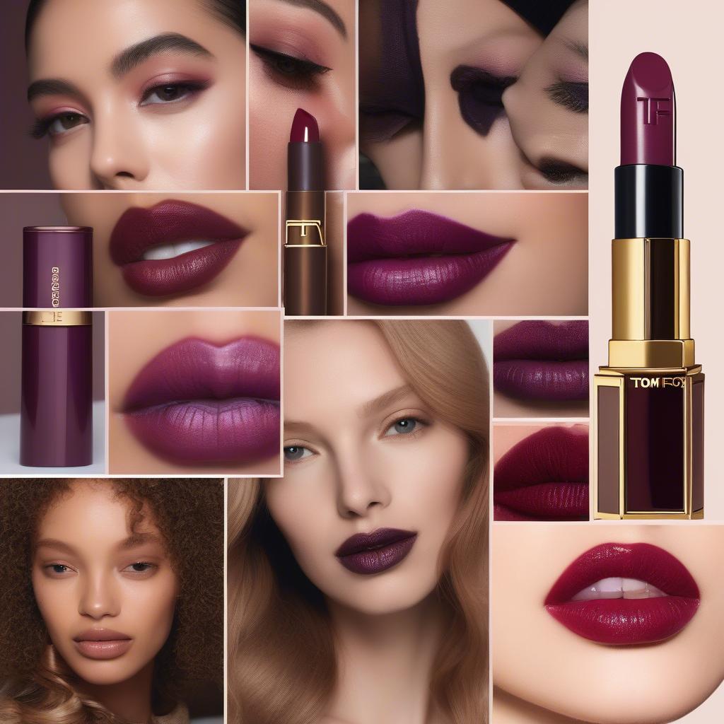 Tom Ford Bruised Plum Lip Looks