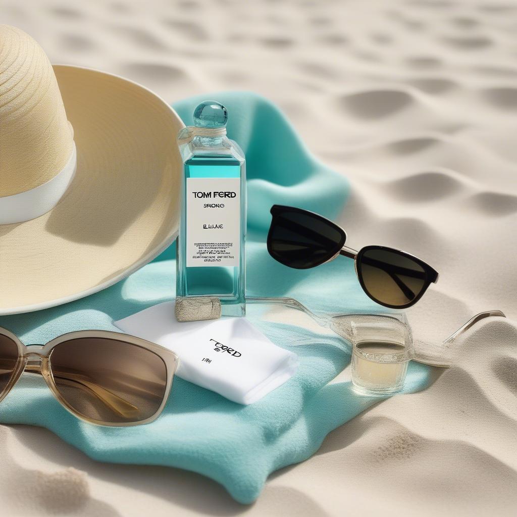 Tom Ford Soleil Blanc Beach Scene