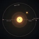 Exoplanet Transit Method Illustration