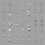 Triangle Piercing Helix Variations