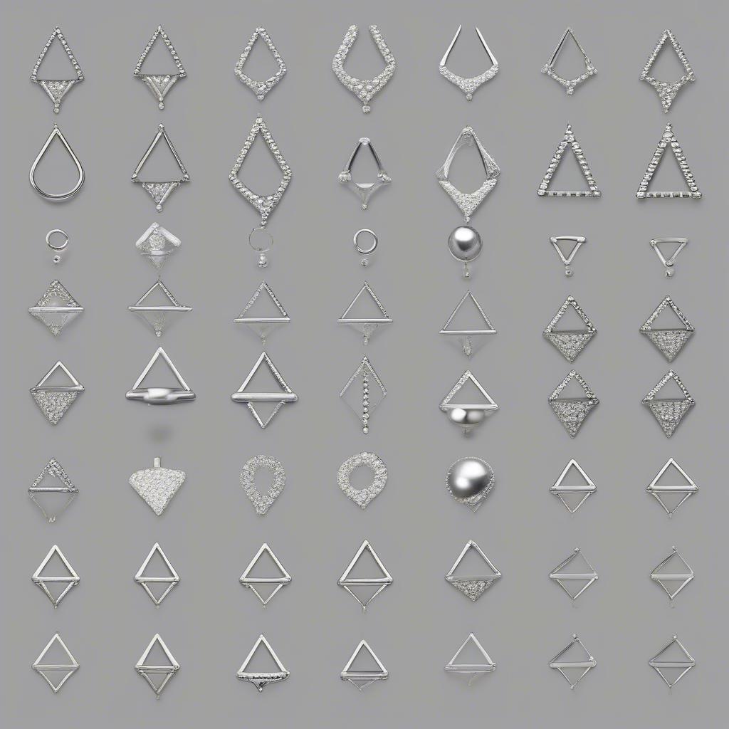 Triangle Piercing Helix Variations