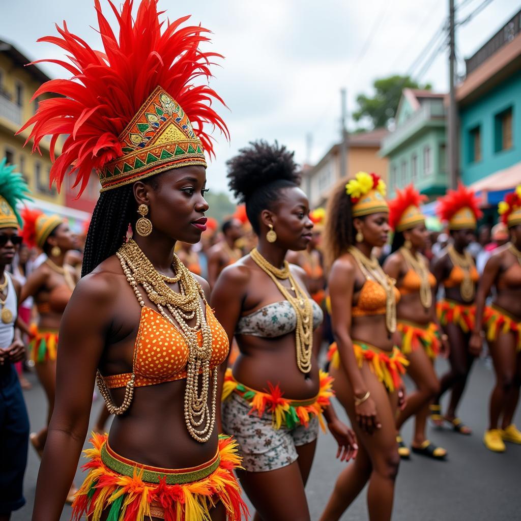 Monday Wear During Carnival in Trinidad