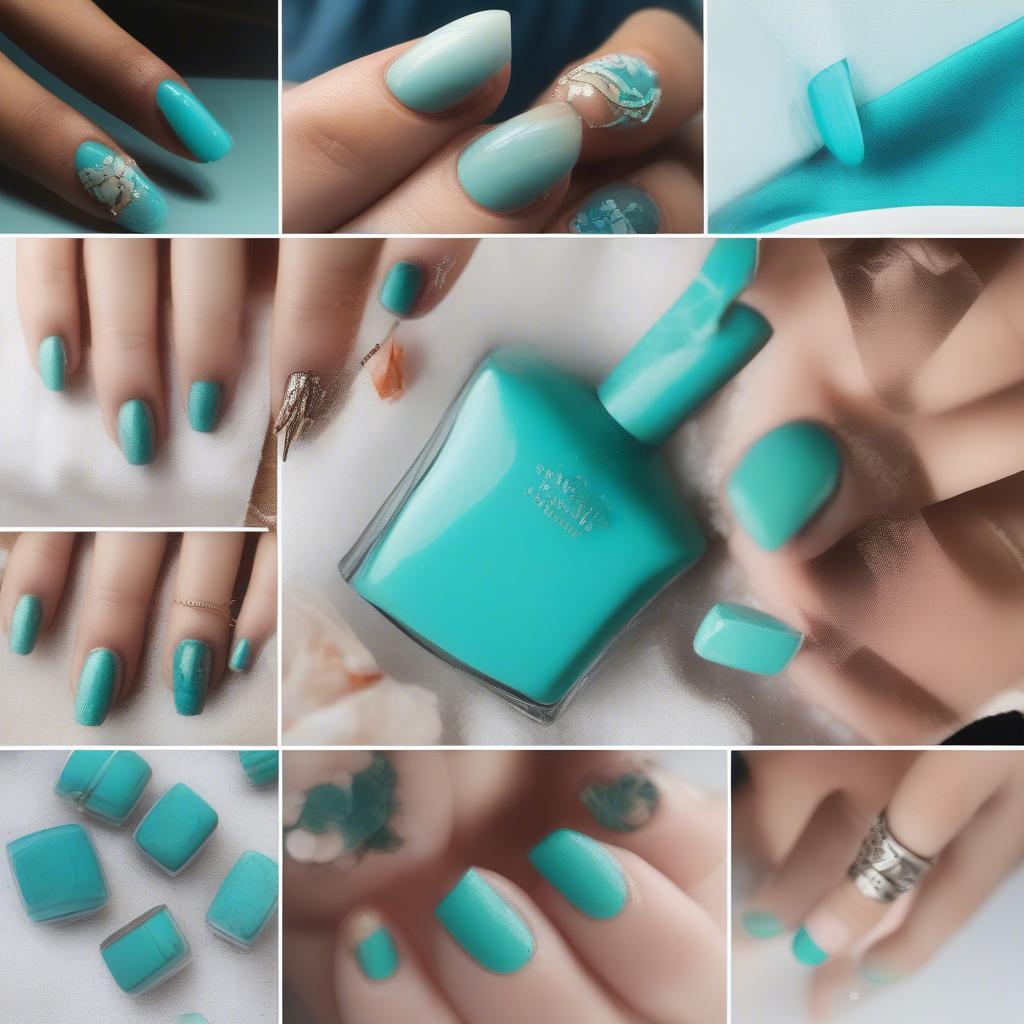 Turquoise Nails for Different Occasions