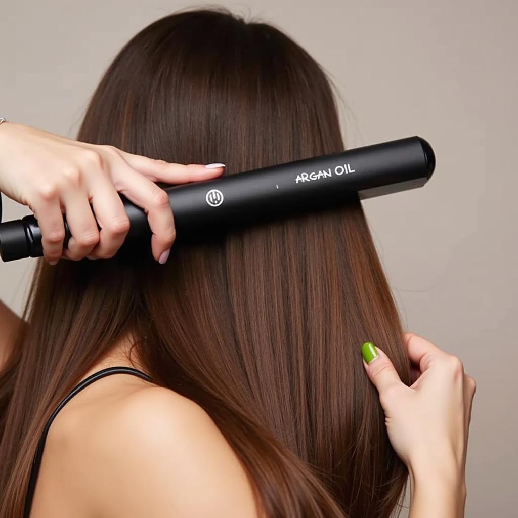 Properly Using an Argan Oil Flat Iron