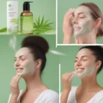 Using Cannabliss Face Wash