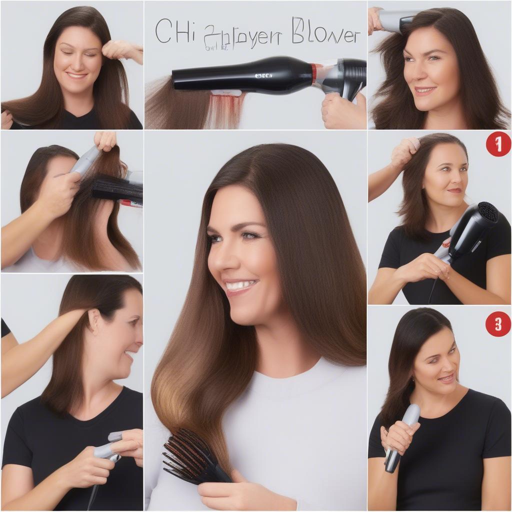 Using a Chi Ion Blow Dryer: Step-by-step guide to achieving smooth, shiny hair