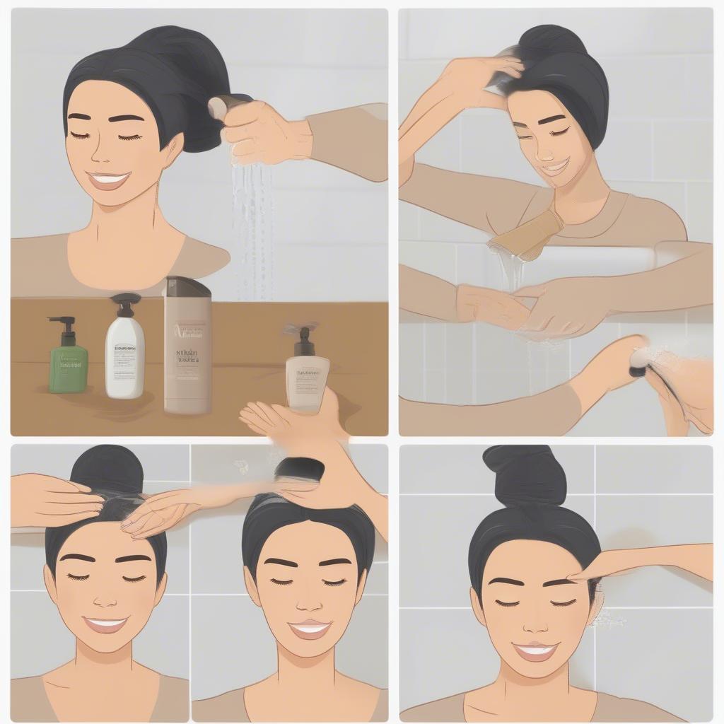 How to use cleanup shampoo properly