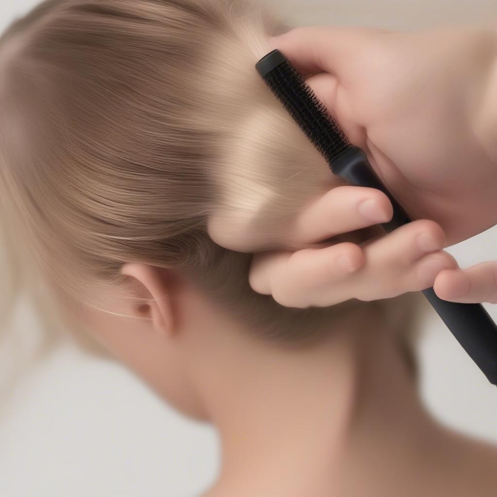 Using a Hair Wand to Achieve Smooth, Flyaway-Free Hair