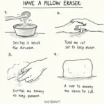 Steps to Use a Pillow Eraser Effectively