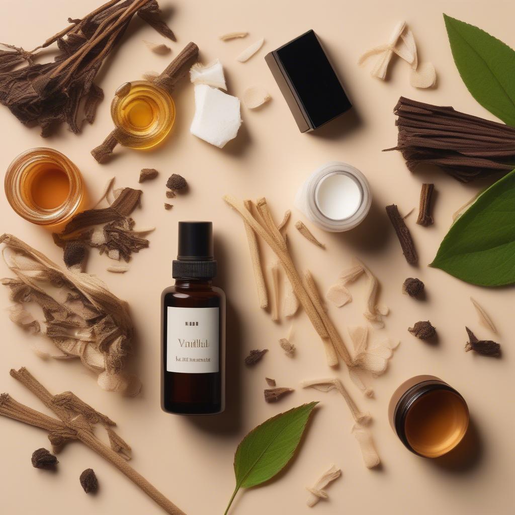 Natural Ingredients of Vanilla and Patchouli Perfume