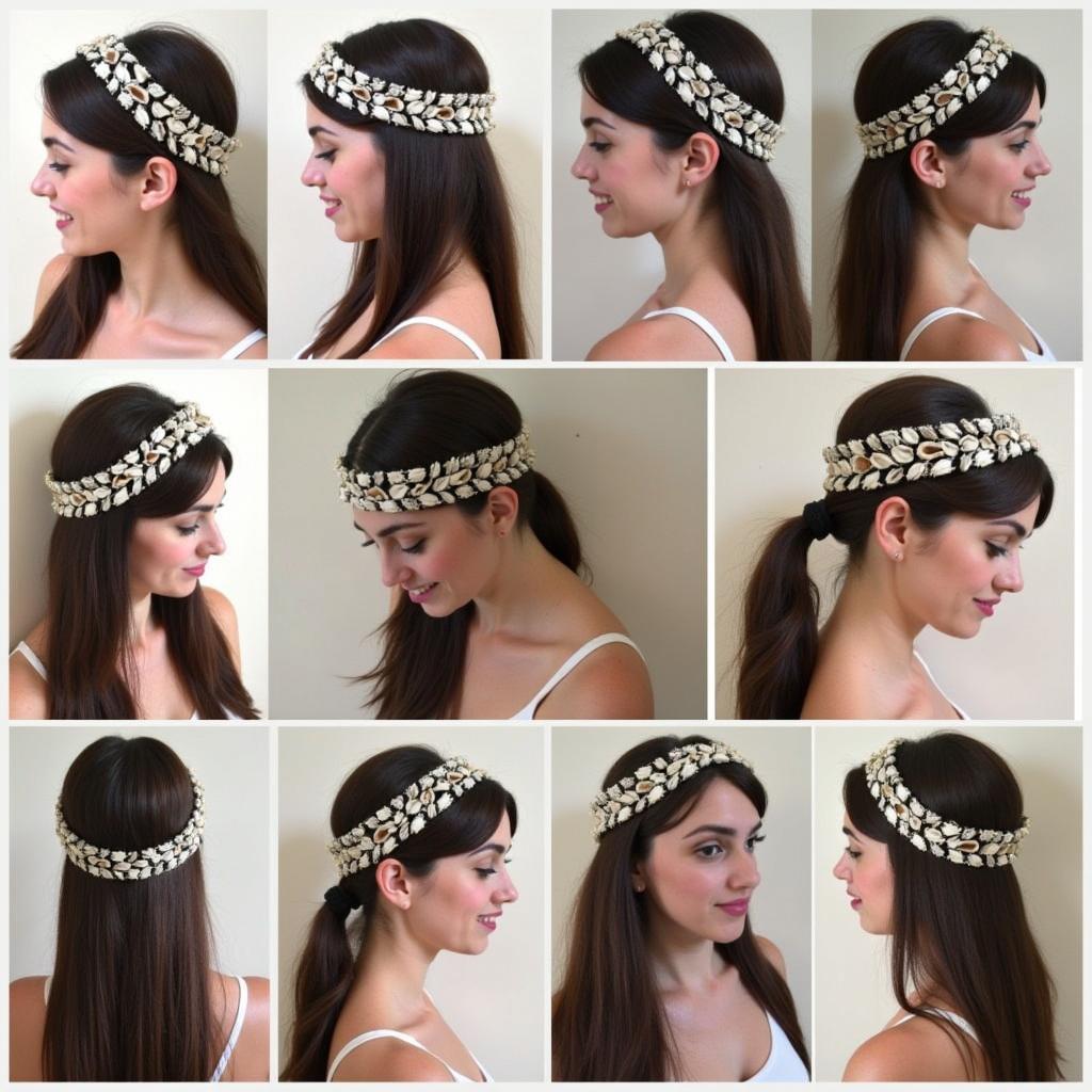 Different Styles of Cowrie Headpieces