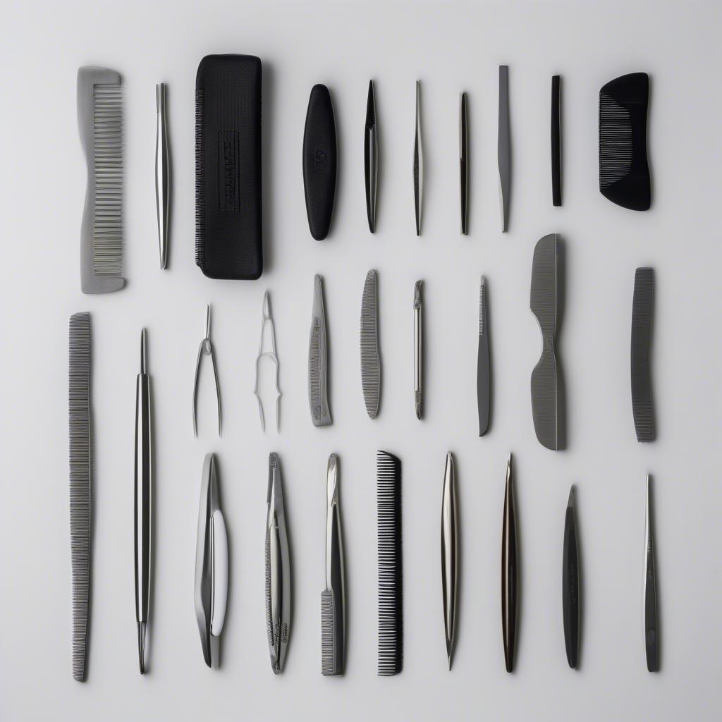 Different types of dermaplaning tools