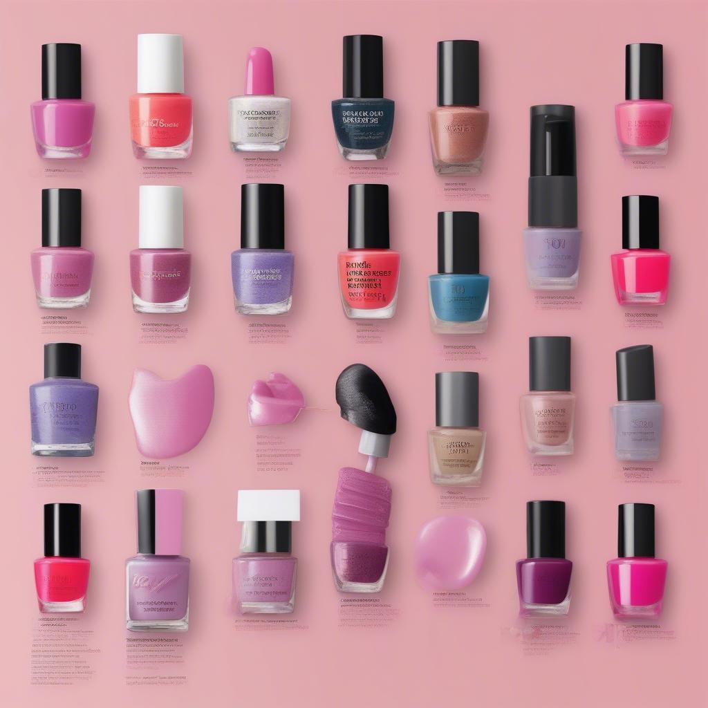 Various Non-Toxic Nail Polish Brands