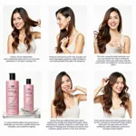 Applying Virtue Hair Products